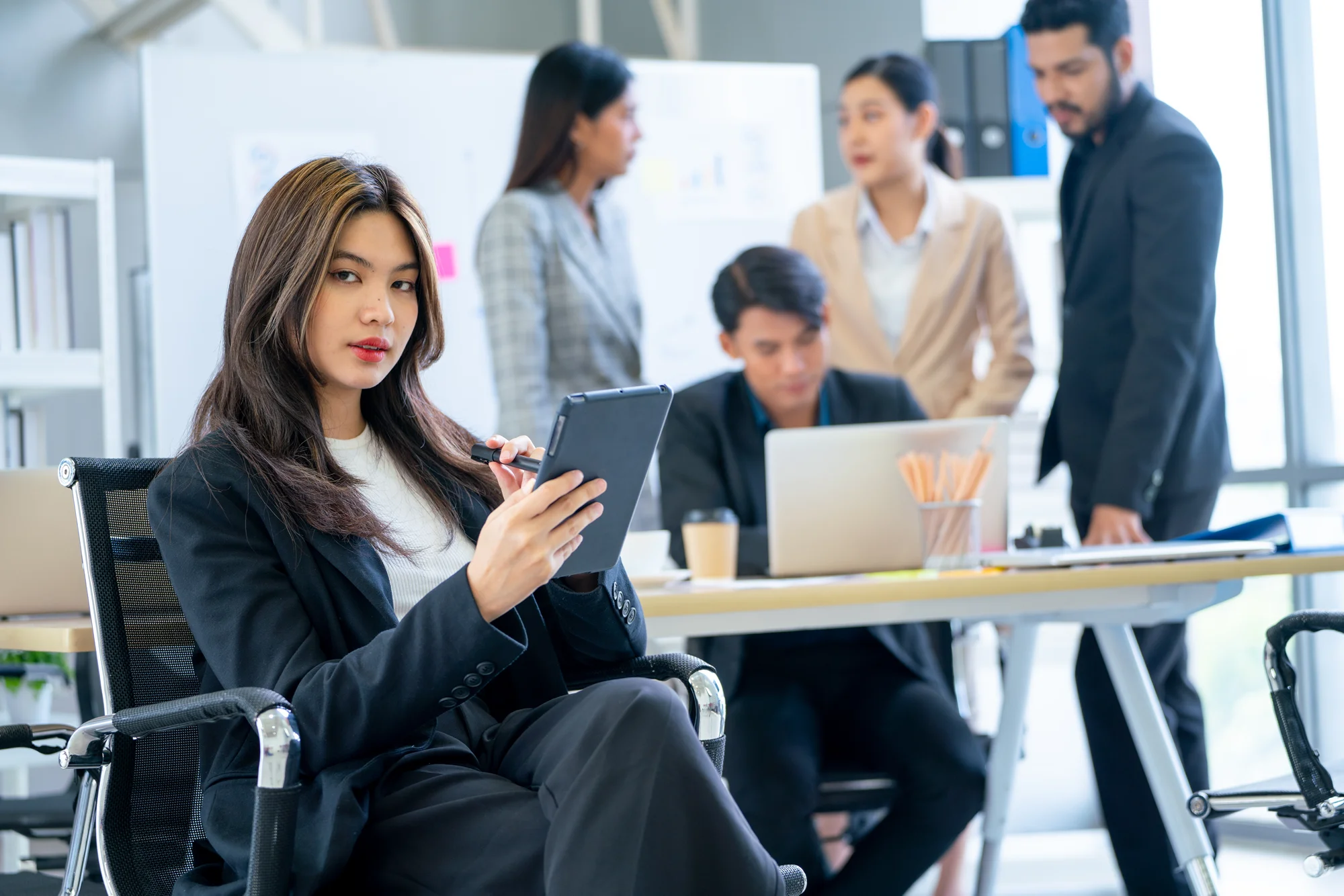 Busy Young Professionals in Metro Manila