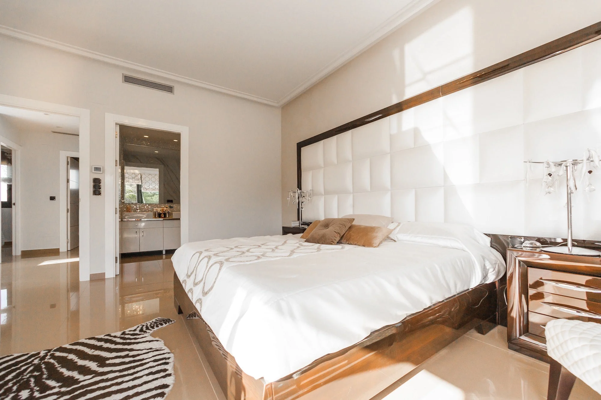 Concealed Ducted Aircon in a room