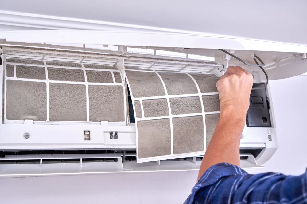DIY Aircon Filter Cleaning for Split Type AC