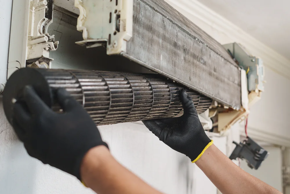 Dirt and Grime - Dirty Aircon Needs Cleaning