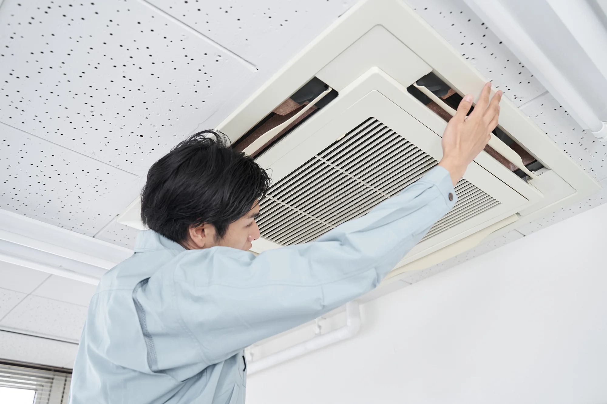 Fixing Cassette Type Aircon - LG Brand