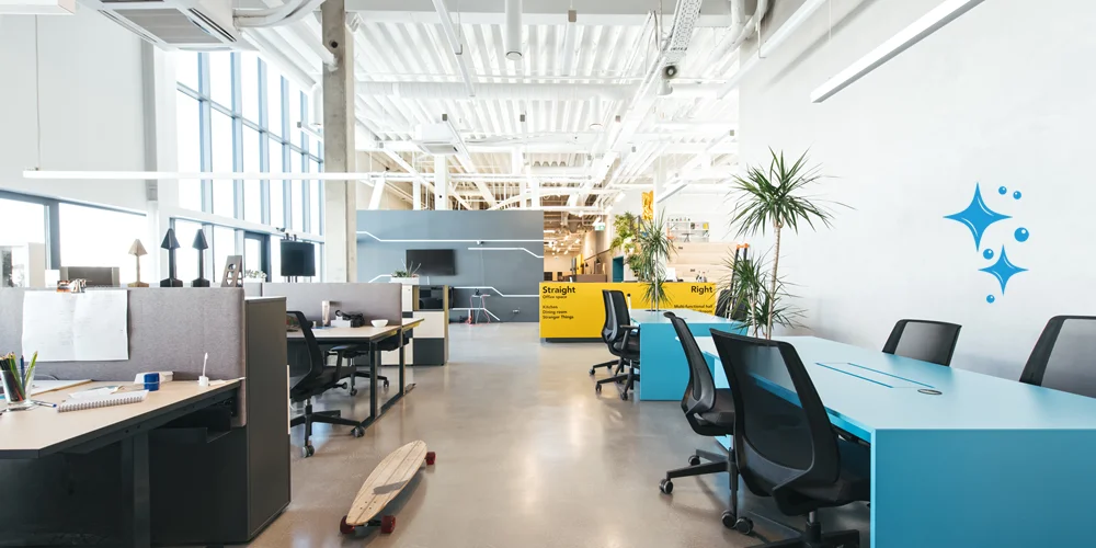 Seasonal Cleaning Service for a Modern Office's Workstation
