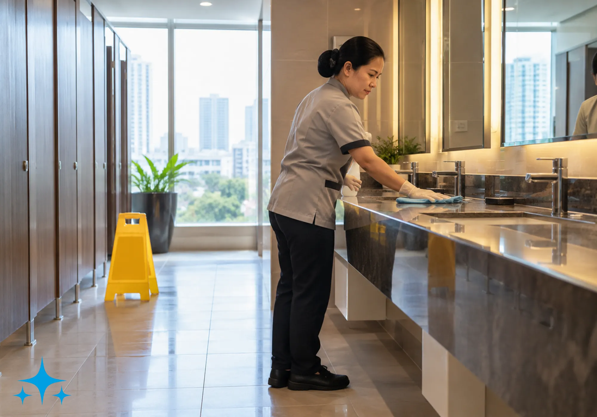 Office Restroom Cleaning